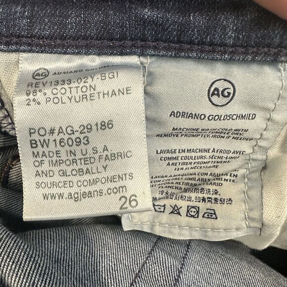 AG Adriano Goldschmied THE STILT ROLL UP Cigarette Roll-Up jeans Women’s Size 26 - Picture 14 of 16